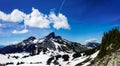 Black Tusk mountain peak in Garibaldi provincial Park Royalty Free Stock Photo