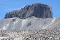 The Black Tusk pinnacle of volcanic rocks Royalty Free Stock Photo