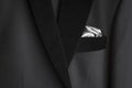 Black tuxedo with handkerchief