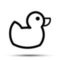 Black Tweet Bird Vector Logo EPS.Twitter Icon Button.Flat Social Media Twiter Sign Royalty Free Stock Photo