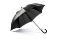 Black Umbrella Transparent Isolated Rain Protection, AI