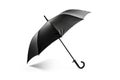 Black Umbrella Transparent Isolated Rain Protection, AI