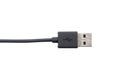 Black USB cable connector Royalty Free Stock Photo