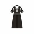 Minimalistic Dress Icon With Unique Character Design