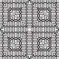 PATTERN BLACK AND WHITE geometric pattern vector Royalty Free Stock Photo