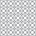 Black vector seamless wavy line pattern Royalty Free Stock Photo