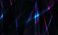 Black vector technology abstract background with blue and pink glowing light lines Royalty Free Stock Photo