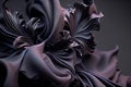Black velvet fabric surface abstract background. Royalty Free Stock Photo