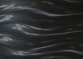 Black velvet, wavy texture of the pattern. Background. Close-up Royalty Free Stock Photo