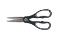 Black versatile scissors isolated on white background Royalty Free Stock Photo