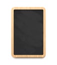 Black vertical chalkboard Royalty Free Stock Photo