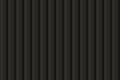 Black vertical metal, plastic or wooden seamless siding texture