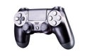 Black video game joystick gamepad isolated on a white background Royalty Free Stock Photo