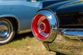 Black vintage American Car rear light Royalty Free Stock Photo