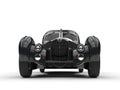Black Vintage Concept Car - Front View Royalty Free Stock Photo
