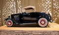 Black vintage ford car model