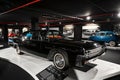 Black vintage Lincoln Continental (1963). Lincoln's flagship model. Retro car. Classic Car exhibition -