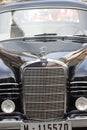 Black vintage Mercedez Car for wedding Royalty Free Stock Photo