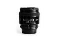 Black Vintage 85mm Camera Lens Royalty Free Stock Photo