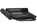 Black vintage office system phone isolated Royalty Free Stock Photo