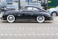 Black vintage Porsche 1600