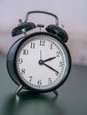 Black Alarm Clock Royalty Free Stock Photo