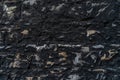 Black vintage rustic brick wall - high quality texture / background