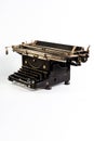 Black vintage typewriter