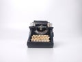 Black vintage typewritter