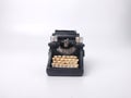 Black vintage typewritter