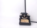 Black vintage typewritter