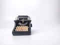 Black vintage typewritter