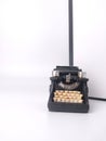 Black vintage typewritter