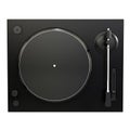 Black vinyl player dj turntable isolated on white background Royalty Free Stock Photo