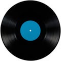 Black vinyl record lp album disc isolated disk