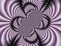 Black violet sparkling circular shapes fantasy abstract geometries, background