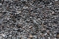 Black volcanic lava stones pattern texture Royalty Free Stock Photo