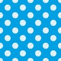 Black volleyball ball pattern seamless blue