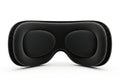 Black vr headset face cushion for comfortable virtual reality gaming isolated on white background Royalty Free Stock Photo