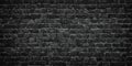 black wall of bricks, high quality background for design solutions