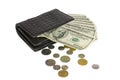 Black wallet Royalty Free Stock Photo