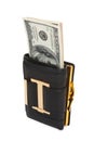 Black wallet Royalty Free Stock Photo