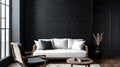 Black Wallpaper Create BoldElegant Look with Black Wallpapers, Featuring Simple, Minimalistic Designsthe Timeless Power of the Royalty Free Stock Photo