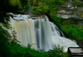 Black water falls in West Virginia. Royalty Free Stock Photo