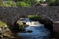 Black water under the bridge Royalty Free Stock Photo