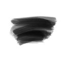 black watercolor stripes on white background