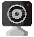 Black webcam, icon Royalty Free Stock Photo