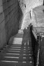 Black and white Aberdeen Street Photography: stairs