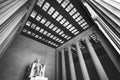 Black and White Abraham Lincoln Statue Memorial Washington DC Royalty Free Stock Photo