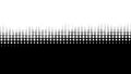 Black and white abstract animation of CGI motion graphics with white pixels moving down on the black background